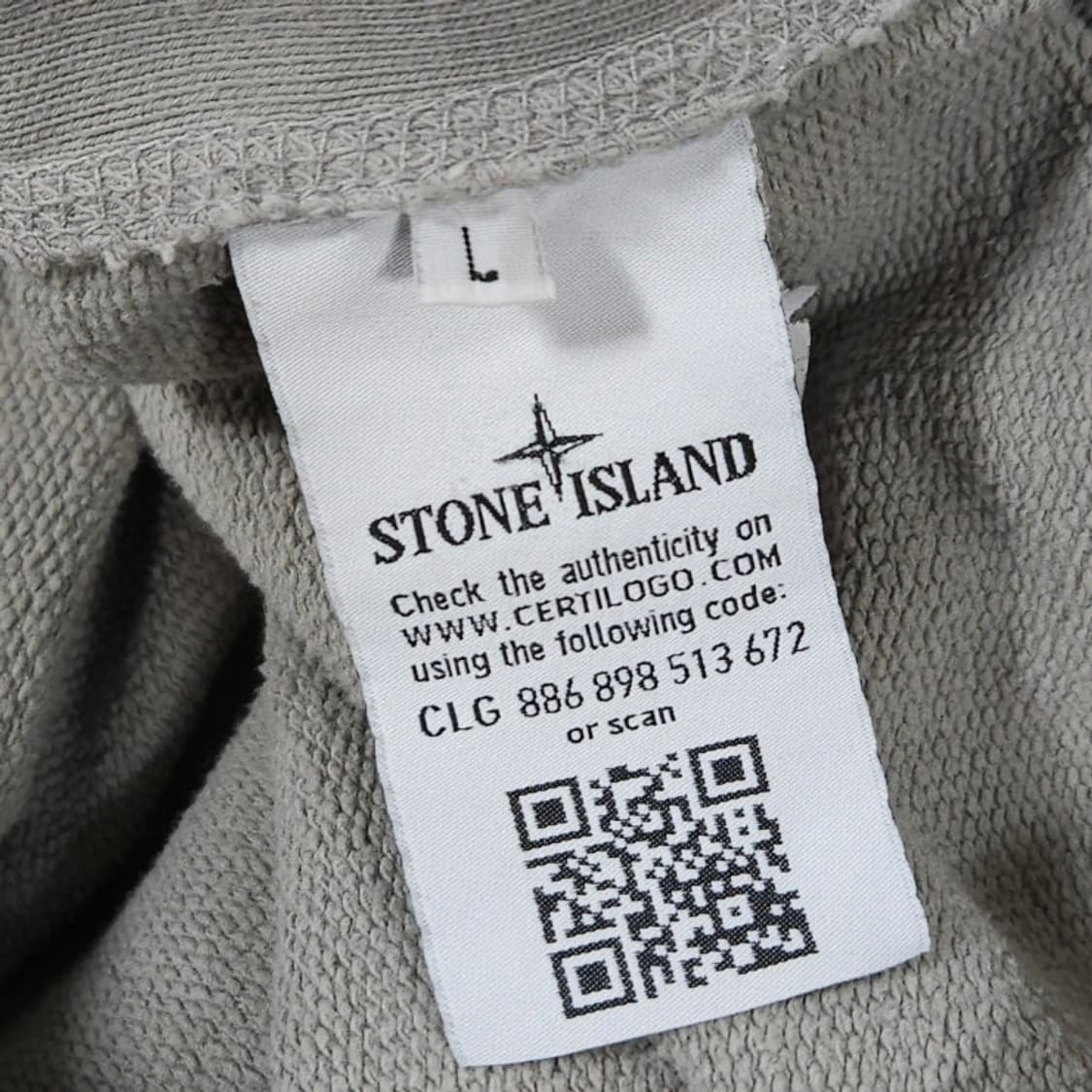 100)스톤아일랜드 하프버튼 맨투맨 여름제외 워시드그레이 상품이미지8