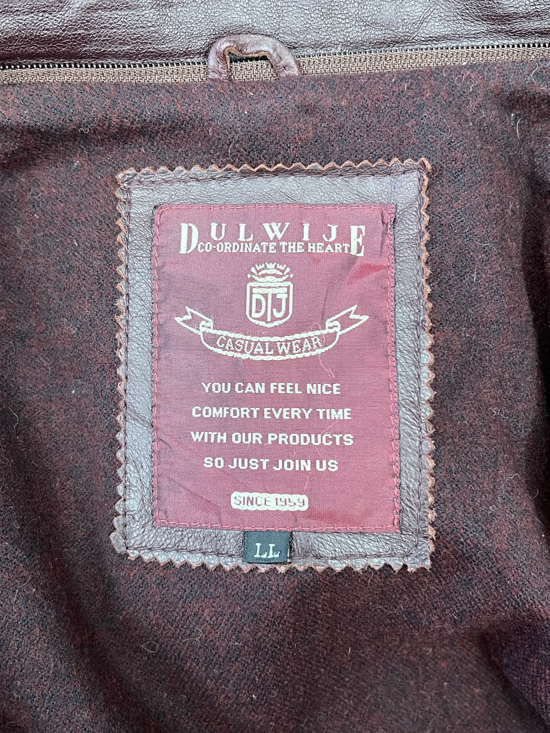 Vintage Brown Leather Half Coat 상품이미지3