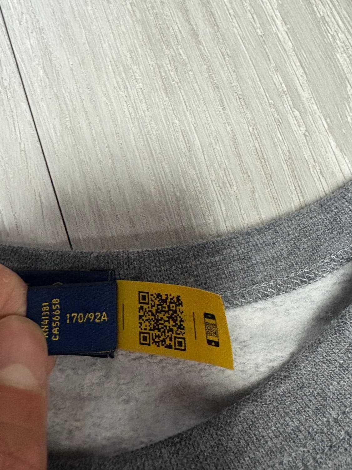 폴로 로고 P 맨투맨 (신형QR) 상품이미지4