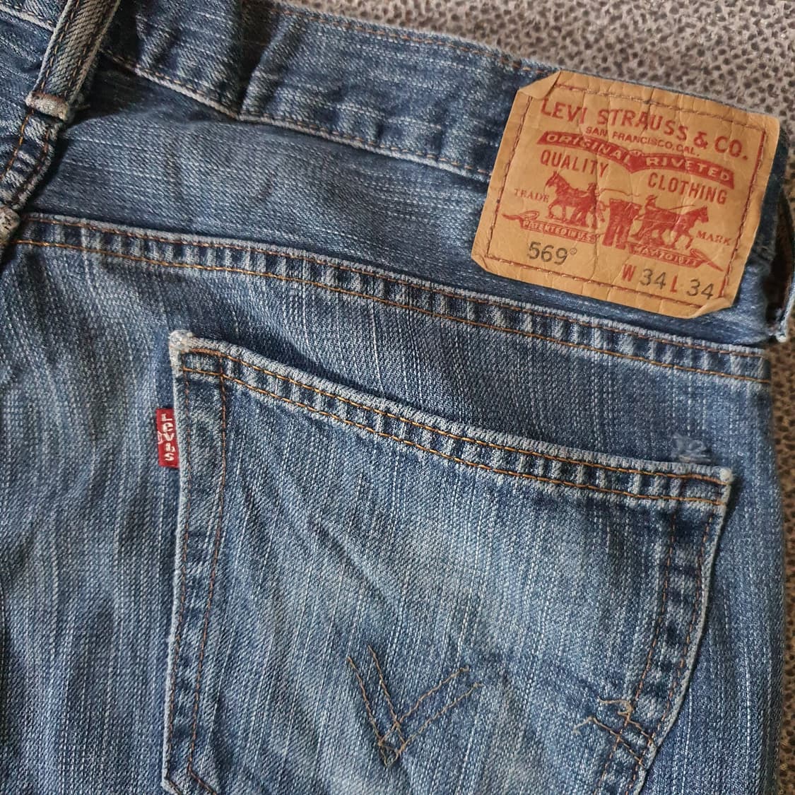 리바이스 569 빈티지  데님 팬츠 No.28 상품이미지9