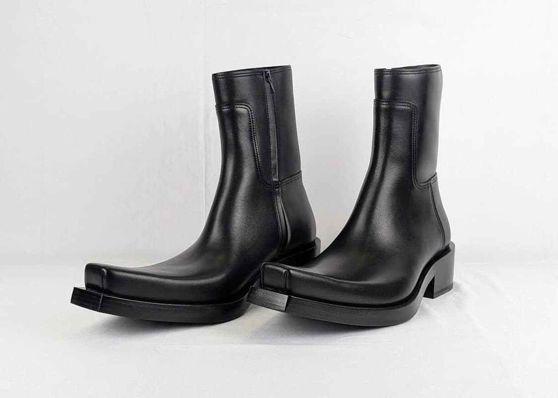 발렌시아가 산티아고 부티 앵클 부츠 블랙 40사이즈 상품이미지2