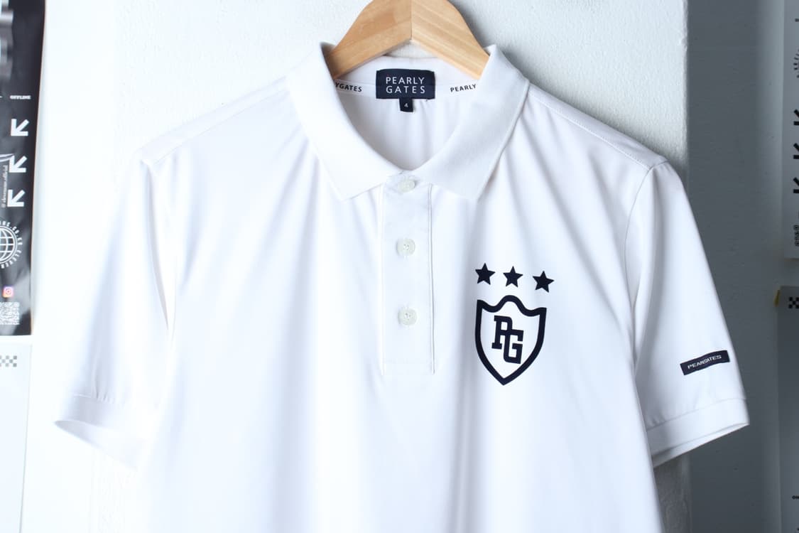 (M-XL) 파리게이츠 반팔 카라 티셔츠 골프 기능성 화이트-H30635 상품이미지3