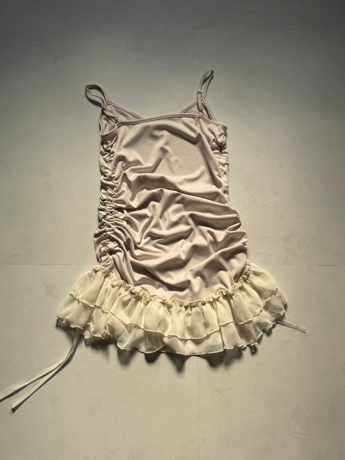 캣 프린팅 셔링 슬립 드레스 상품이미지7