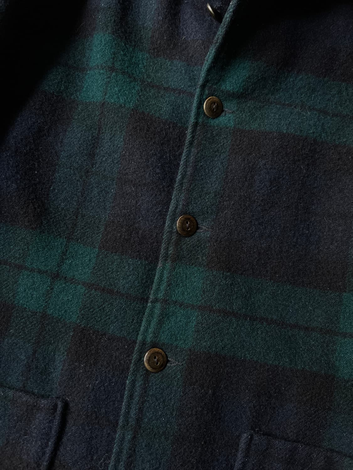 [S]울리치 Made in USA 블랙와치 체크 울 자켓 상품이미지3