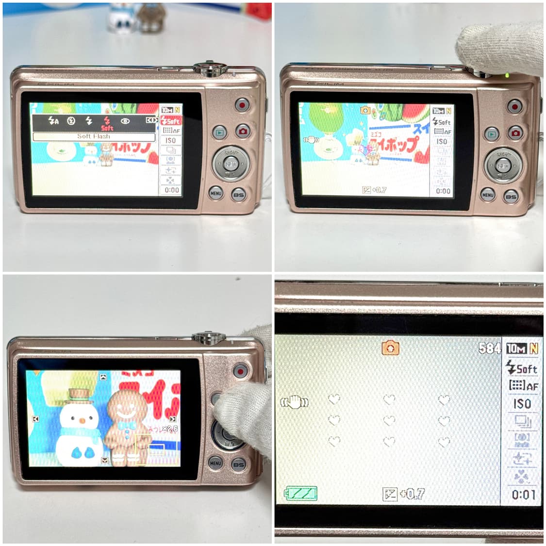 카시오 엑슬림 Z270 로즈골드 빈티지디카 상품이미지7