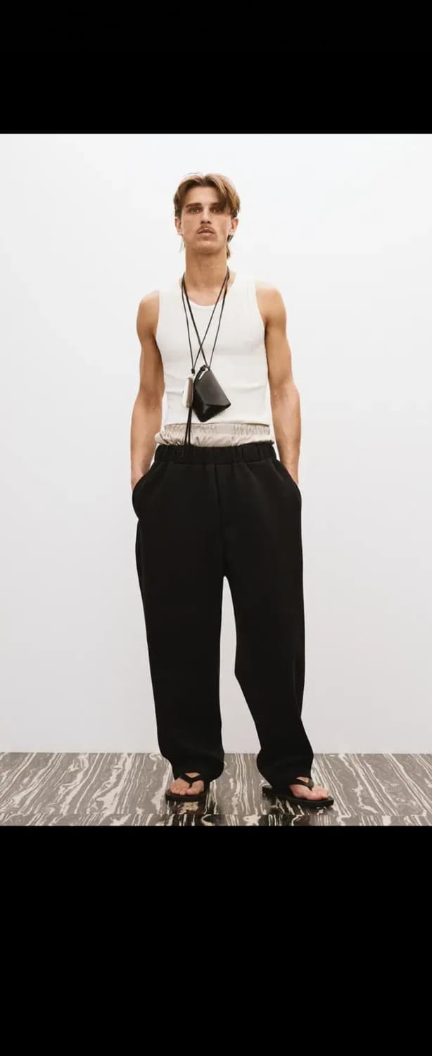 렉토 와이드 밴딩 루즈핏 스웻팬츠 S새상품 상품이미지1