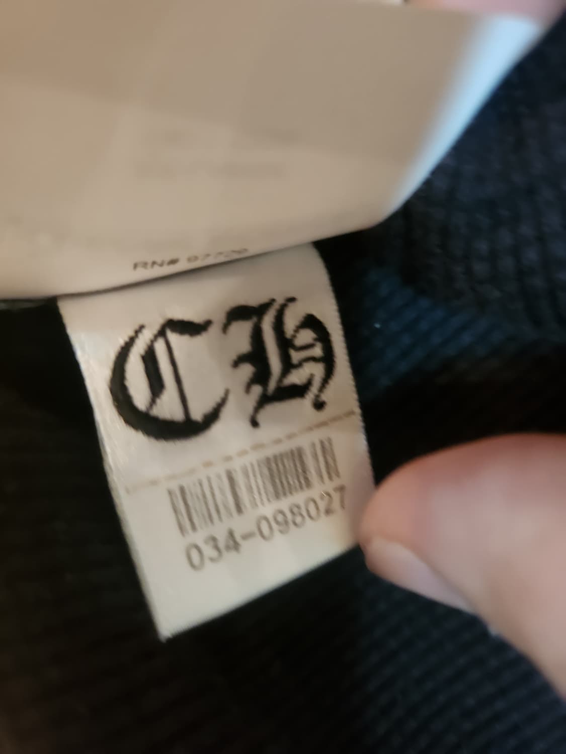 크롬하츠 세메터리 와플니트 롱슬리브 xxl 상품이미지5