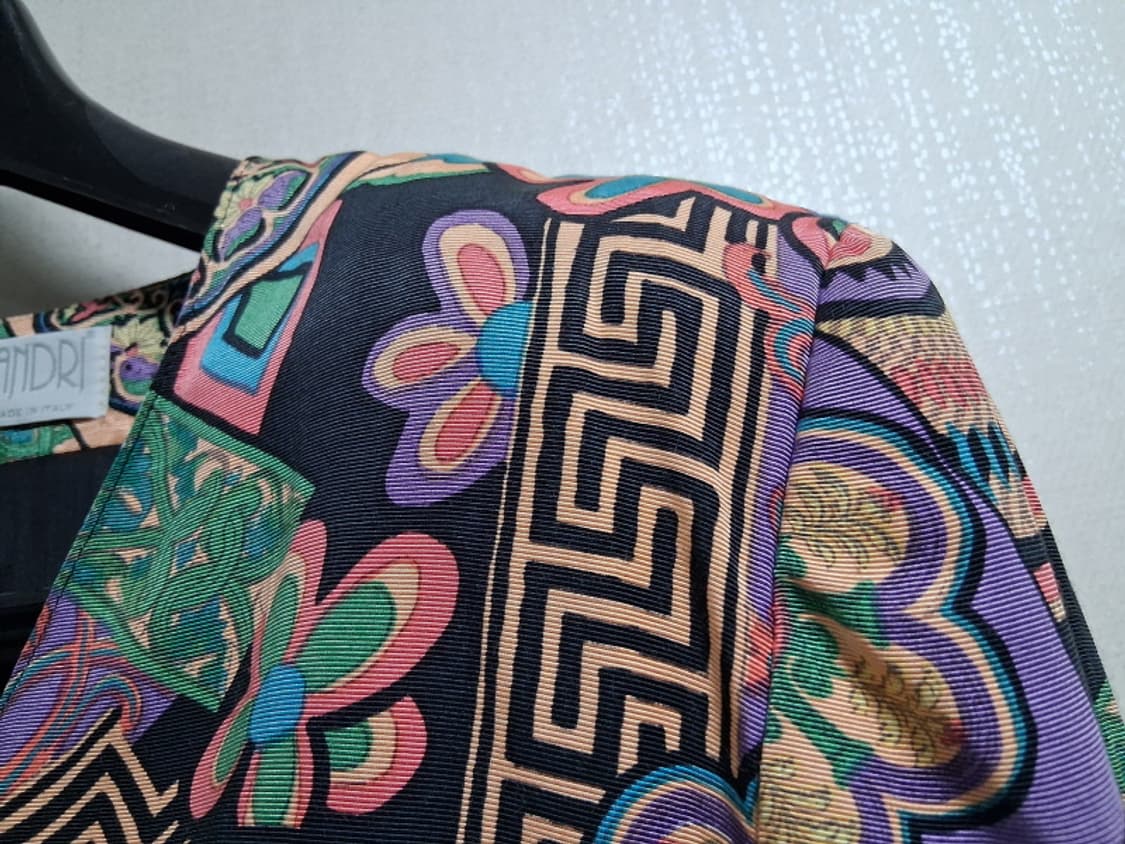 ELISA  화려한 보헤미안 레트로 쟈켓 77크기
이탈리아 겉감 실크같은 상품이미지5