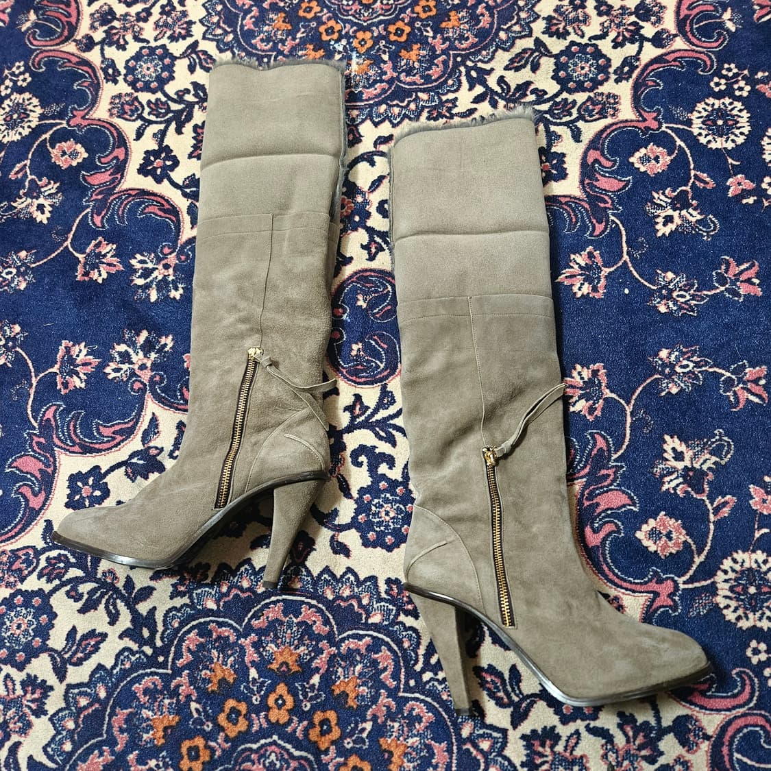 메긴(McGINN) 에코퍼 스웨이드 롤업 부츠 38size 상품이미지2