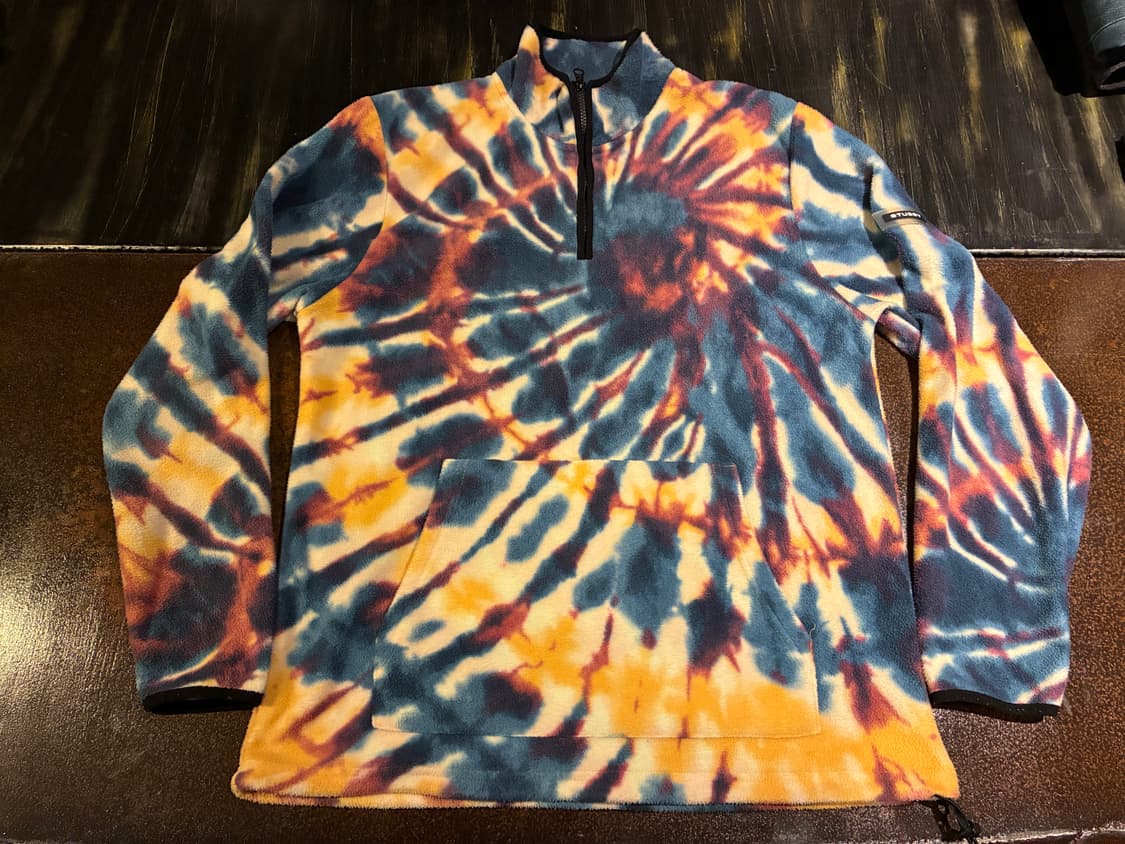 L) 스투시 타이다이 플리스 하프집업 상품이미지1