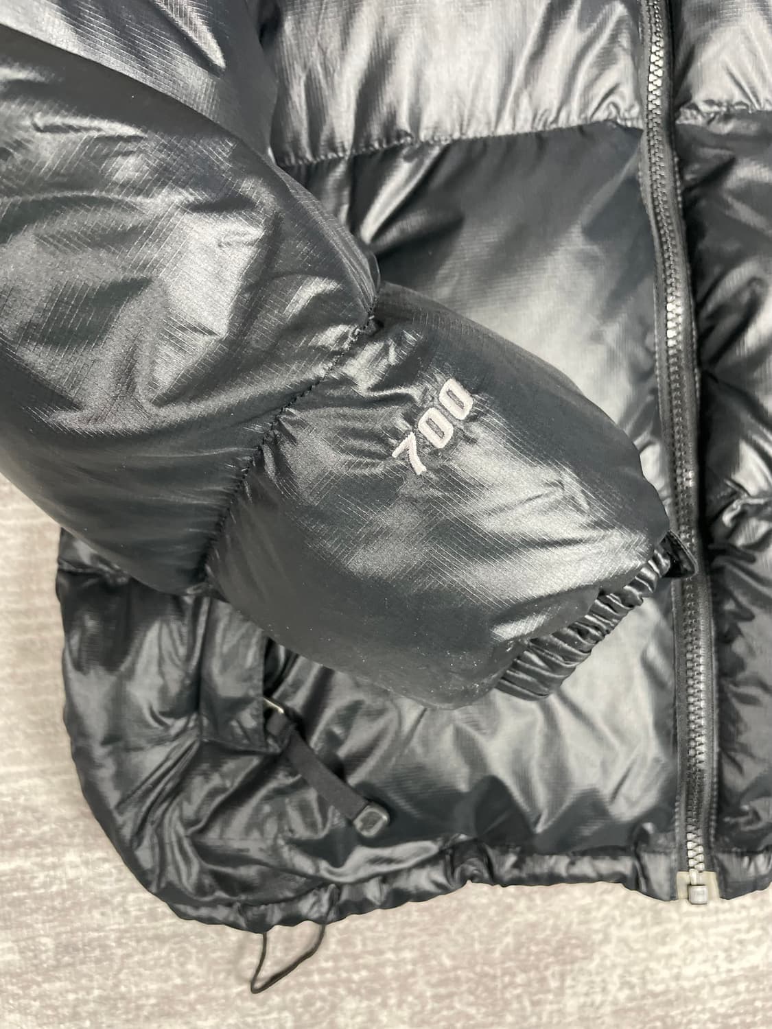 TNF 1996 레트로 눕시 올블랙 상품이미지2