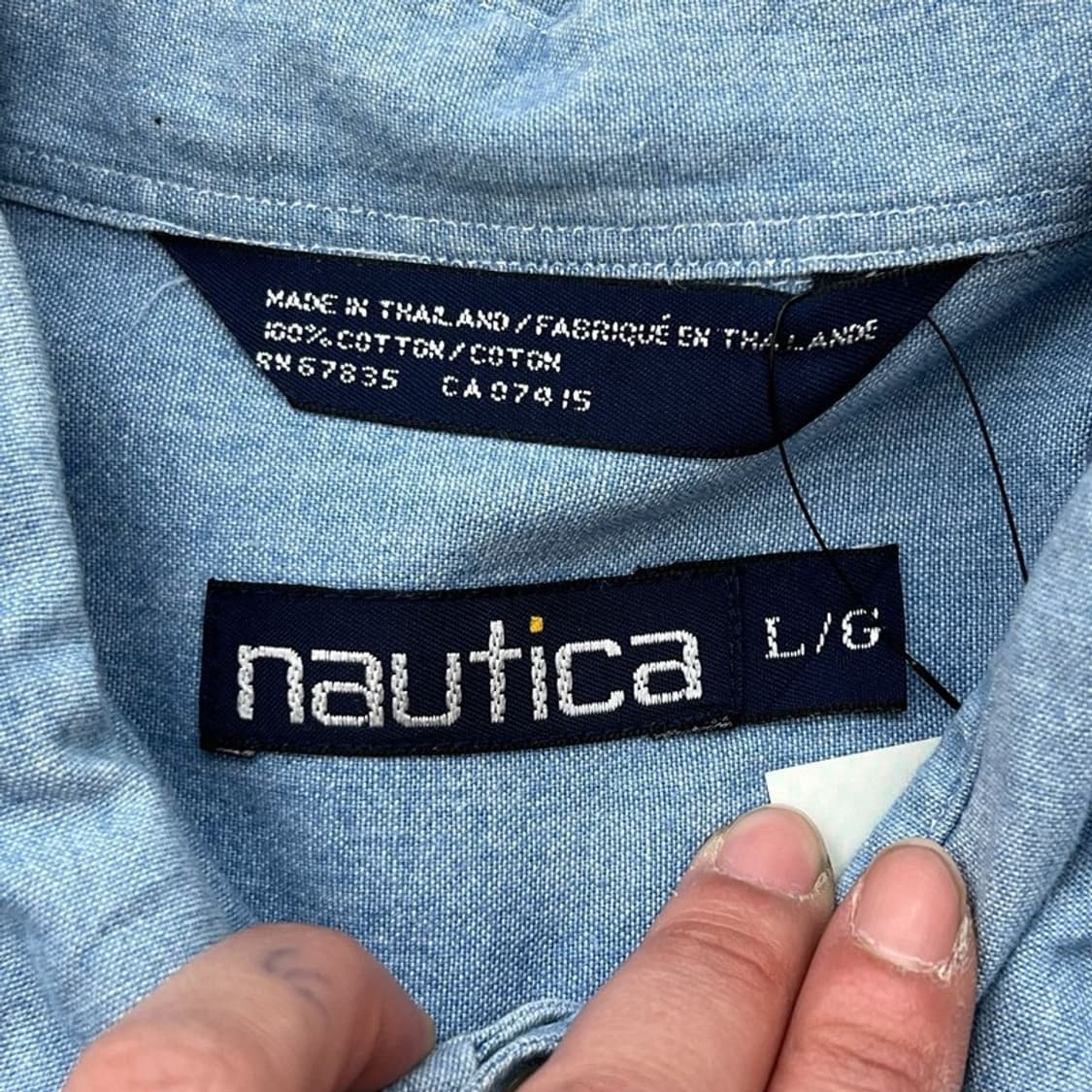 노티카 워크 데님셔츠 r2171 상품이미지5