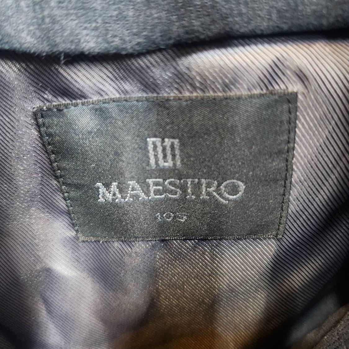 마에스트로 스트라이프 니트 누빔 봄버 자켓 2XL 상품이미지5