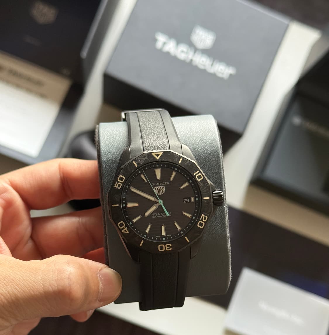 태그호이어 아쿠아레이서 프로페셔널 200 솔라그래프  상품이미지5