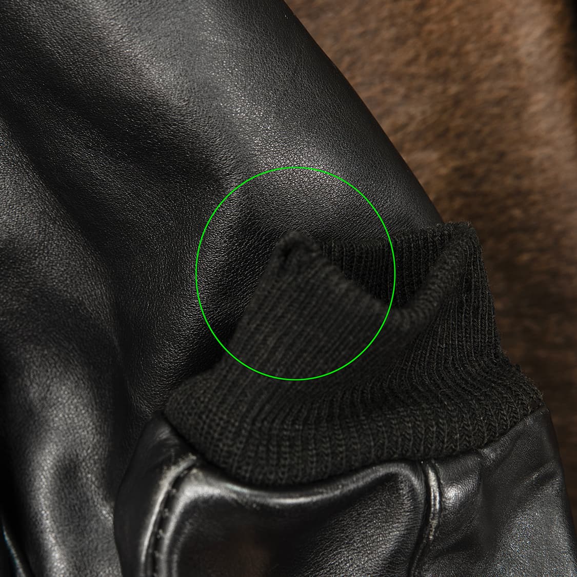 [100] 90s~ VANSON A-2 레더 플라이트 자켓  상품이미지7