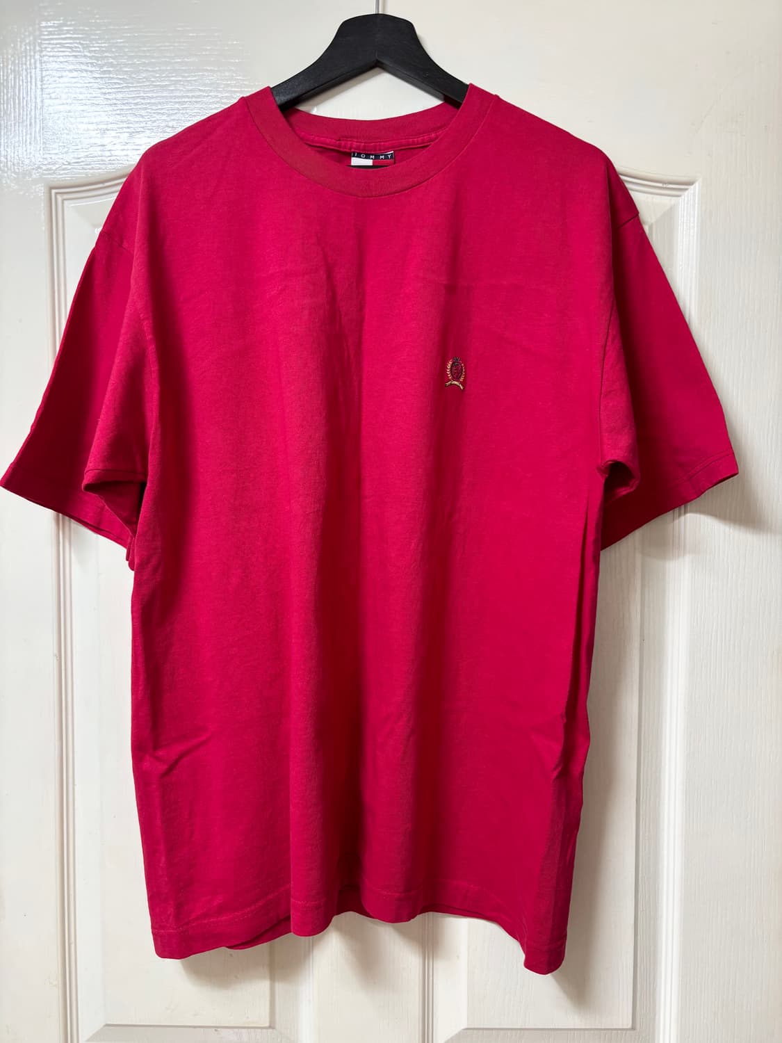 올드 타미 자수 티셔츠 튜블러 타입 미국산 상품이미지1