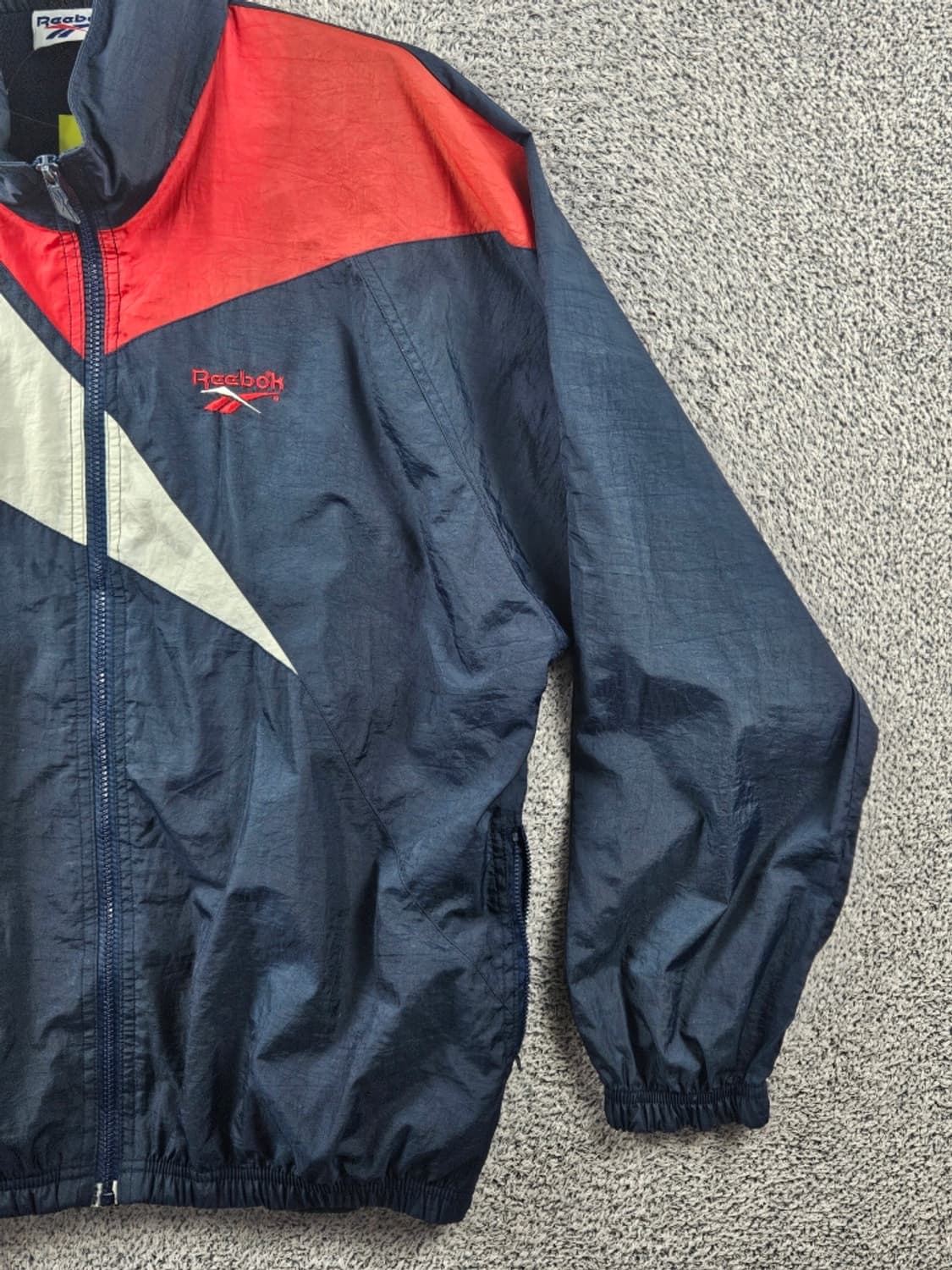 90's REEBOK 컬러블록 윈드브레이커 바람막이 자켓(M)/11377 상품이미지5