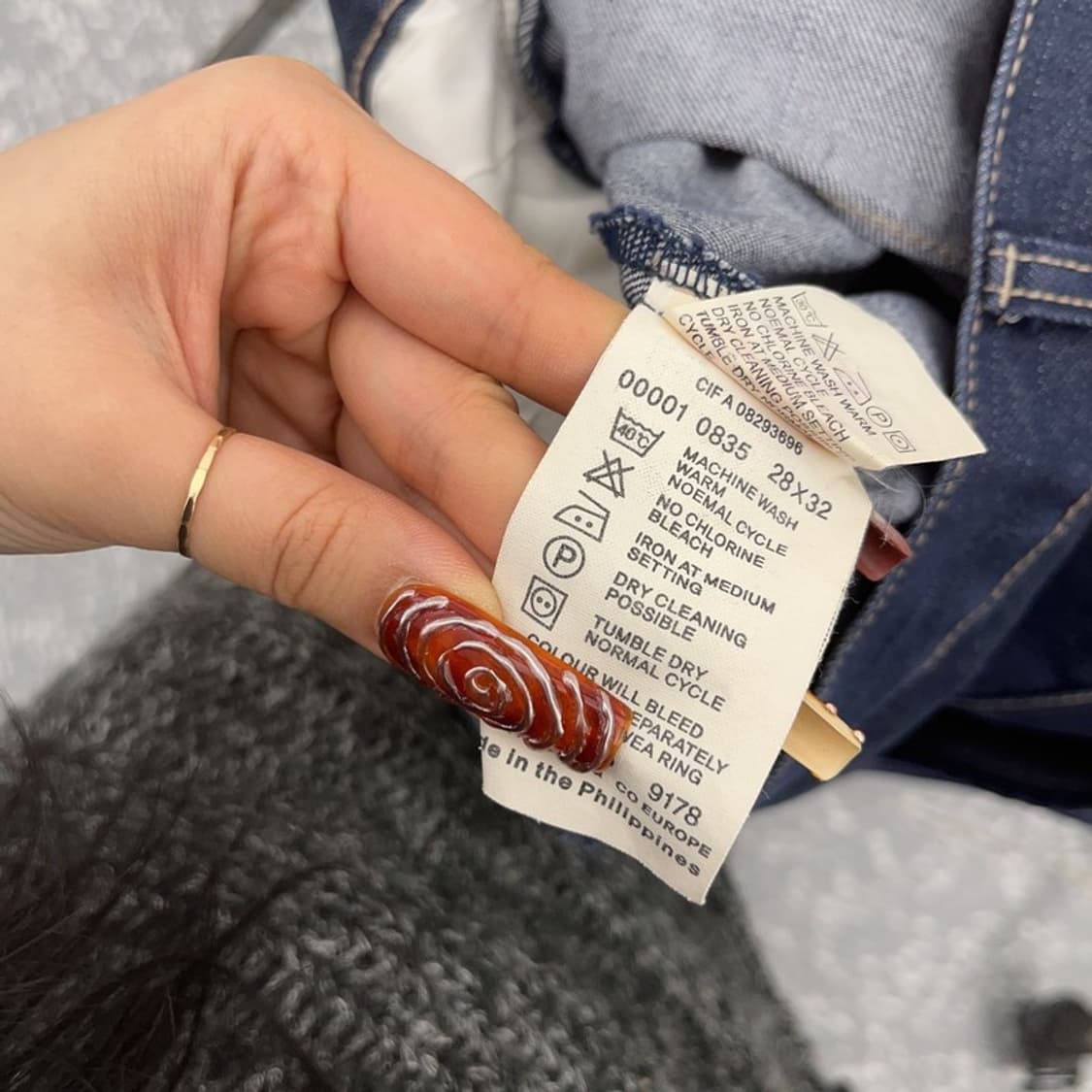 리바이스 엔지니어드진 올드스쿨 레트로 데님 청바지 28인치 C09562 상품이미지7