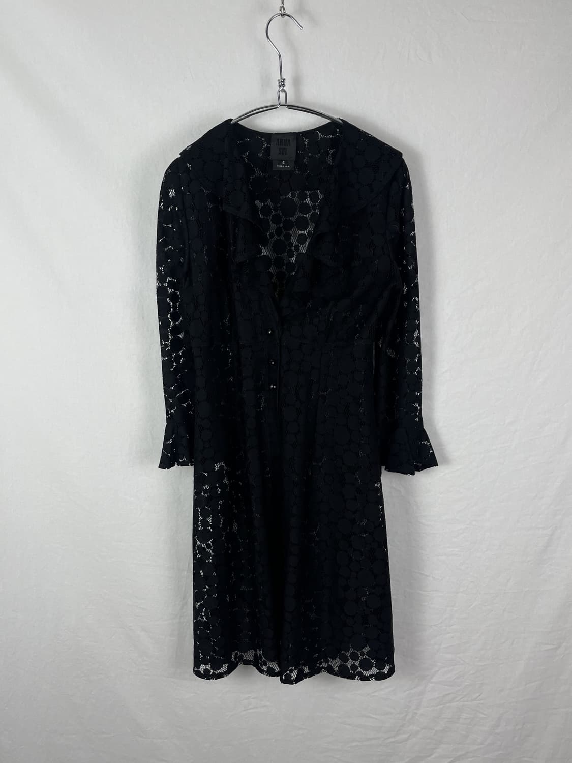 Anna Sui 도트 시스루 롱가디건  상품이미지3