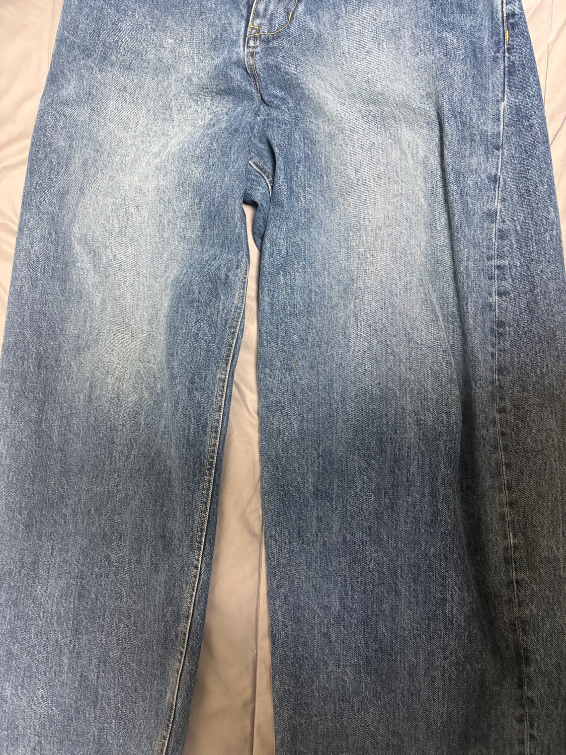 해칭룸 커브드진 워시드 블루 4사이즈 상품이미지2