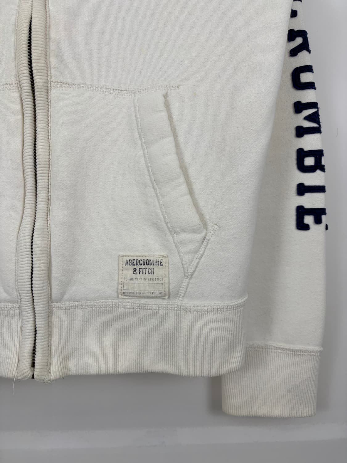 a129) 아베크롬비 사이드로고 후드집업 상품이미지3