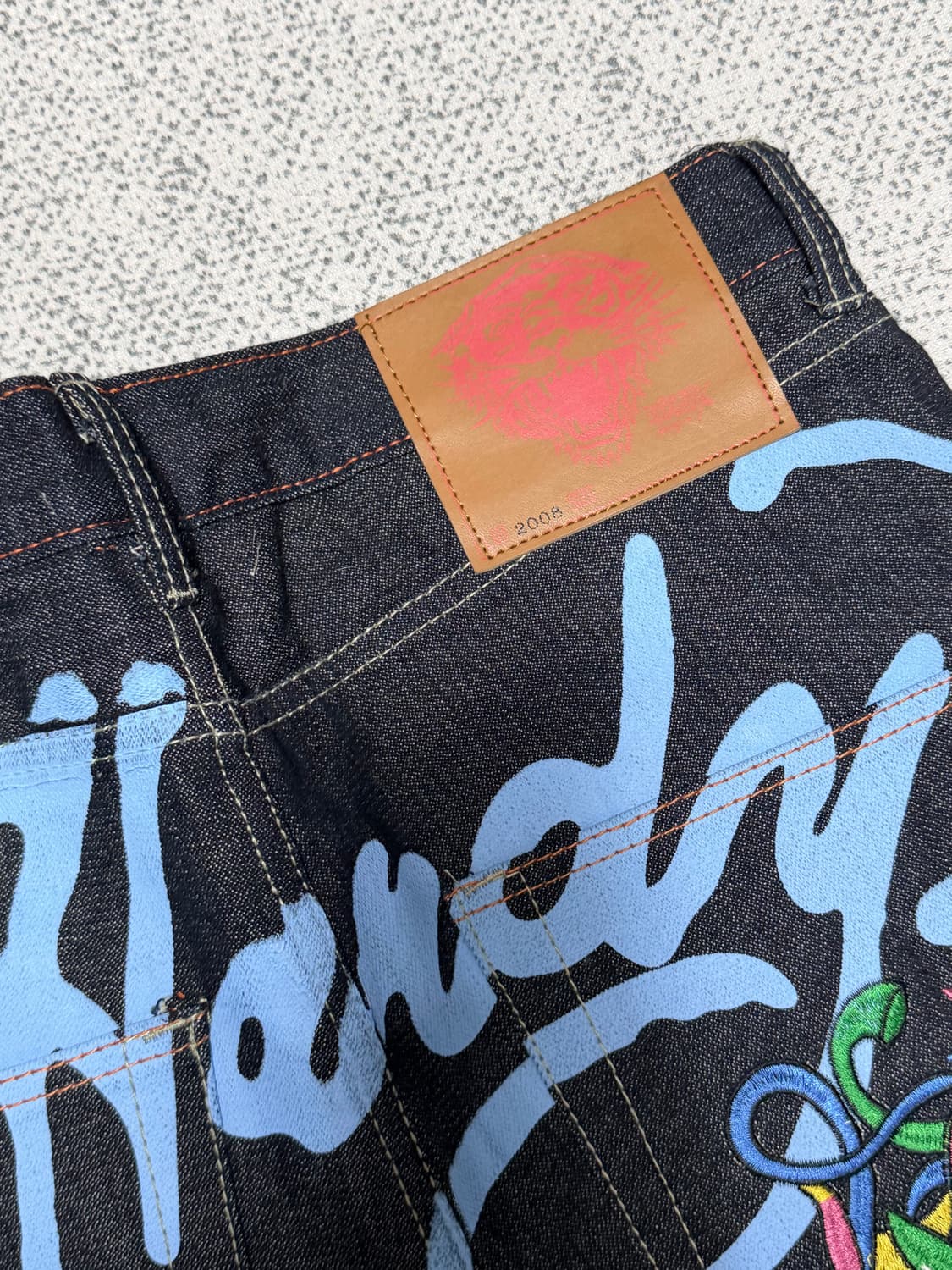 에드하디 데님 ed hardy 새깅 팬츠 상품이미지4