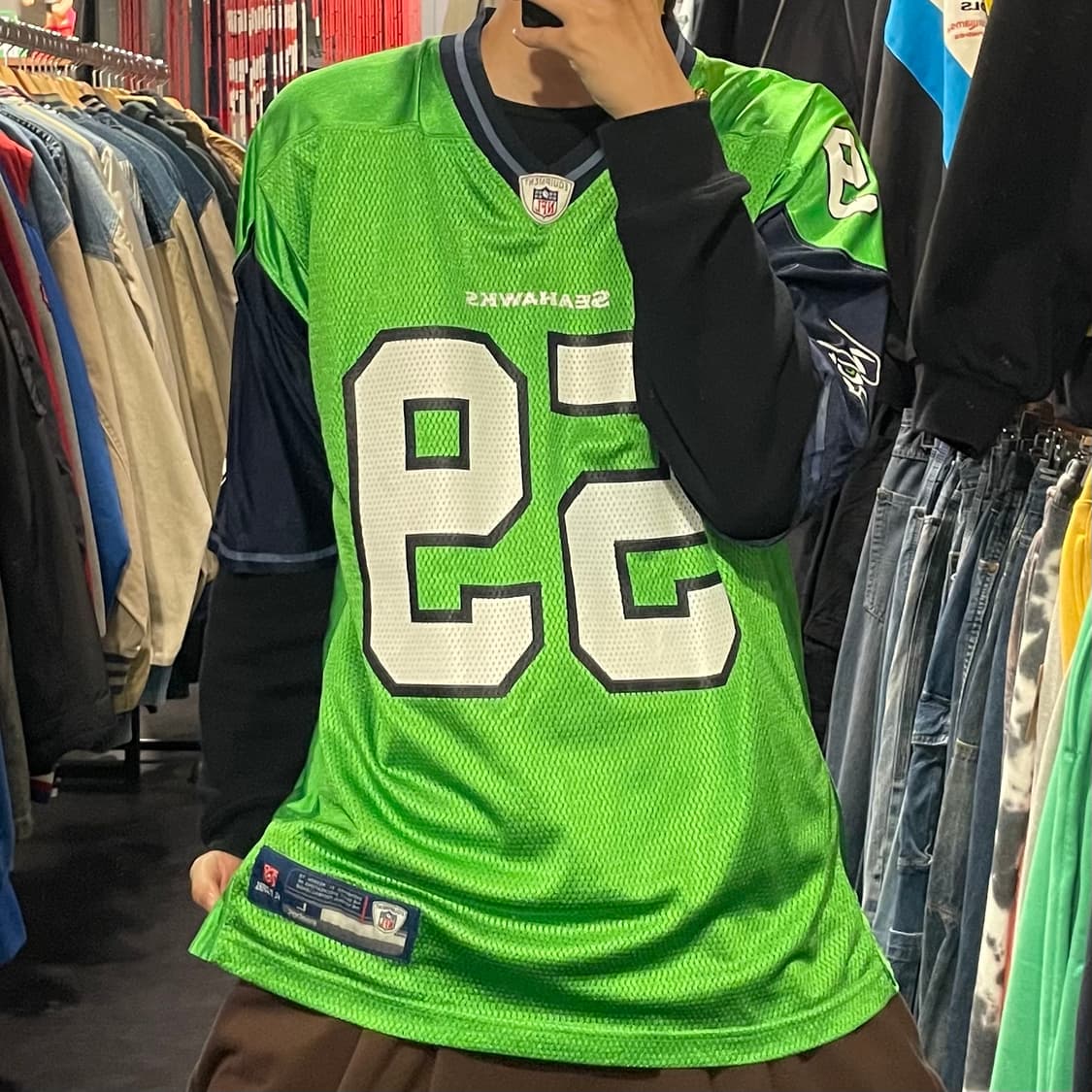 [IM]NFL X Reebok 그린 SEAHAWKS No.59 CURRY 상품이미지3