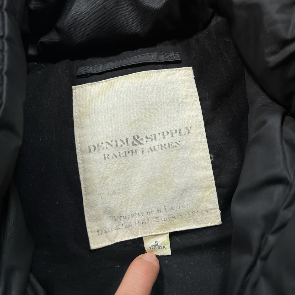 데님앤서플라이 성조기 덕다운 베스트 자켓 상품이미지5