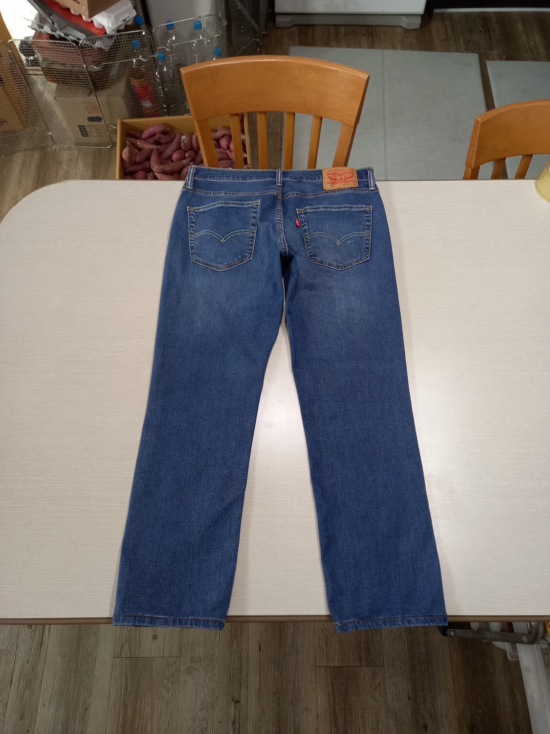 32 리바이스511 워싱 스판 슬림일자진 32-355 상품이미지2