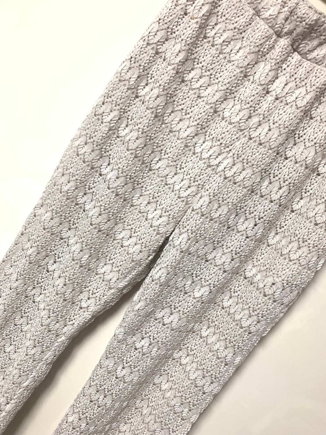 모리걸 하구미 아이보리 레이어드 레이스 팬츠 상품이미지3