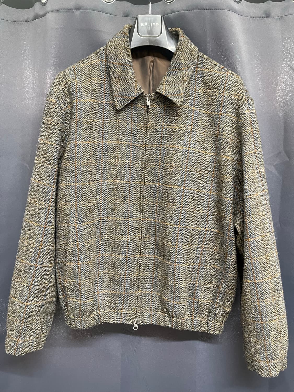 [3] 브라운야드 해리스 트위드 블루종 - 브라운 상품이미지3