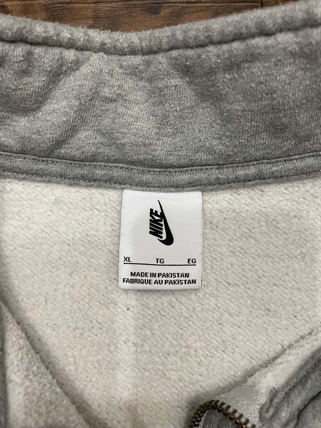 나이키 NRG 솔로 스우시 헤비 웨이트 BB 쿼터 집 탑 그레이 헤더 상품이미지6