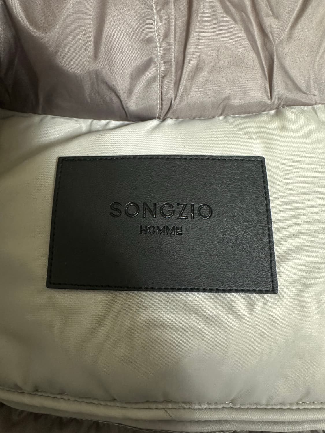 송지오옴므 MA-1 패딩, 사이즈 100~105, 샌드베이지 상품이미지4