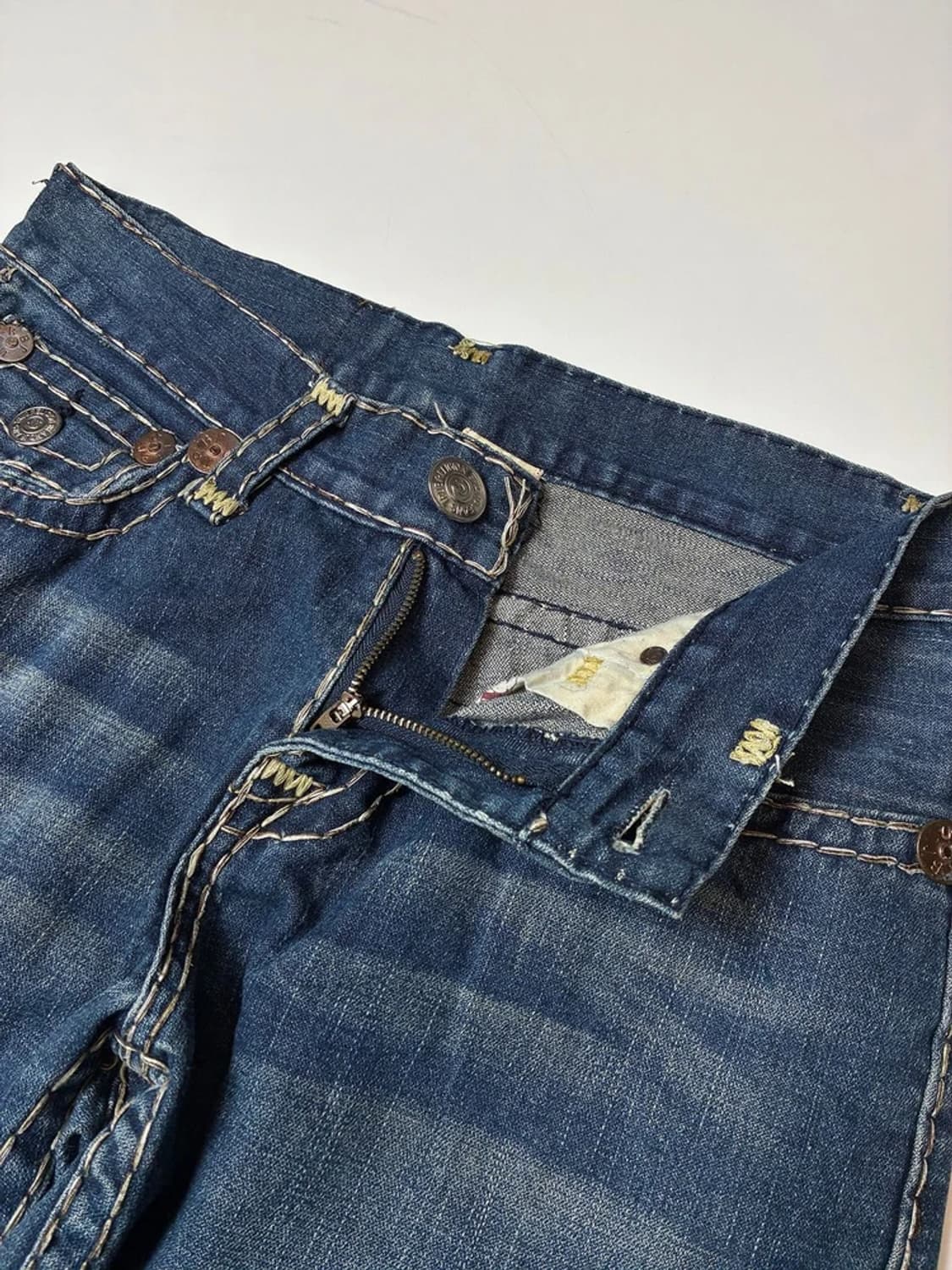 트루릴리젼 00s y2k USA 세미 부츠컷 데님 팬츠 PN8502 상품이미지3