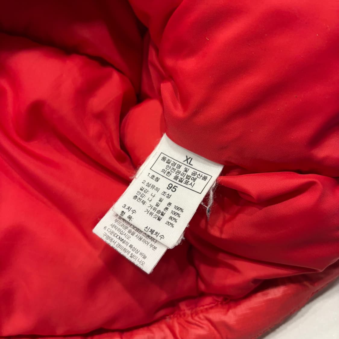 [95] 노스페이스 700 레드 패딩 조끼 C140 상품이미지9