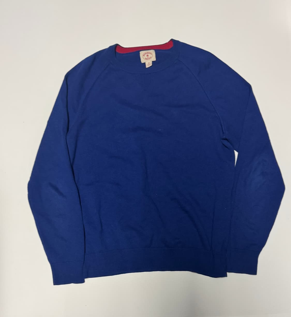 정품 브룩스브라더스 캐시미어 혼용 코튼 니트 M ~ L 블루 상품이미지1