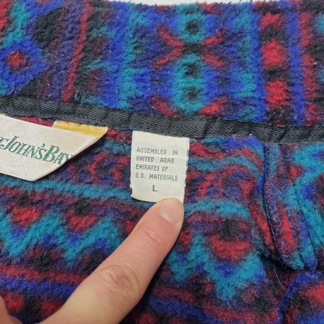 90S 빈티지 ST JHONSBAY 후리스 자켓 - L  상품이미지8