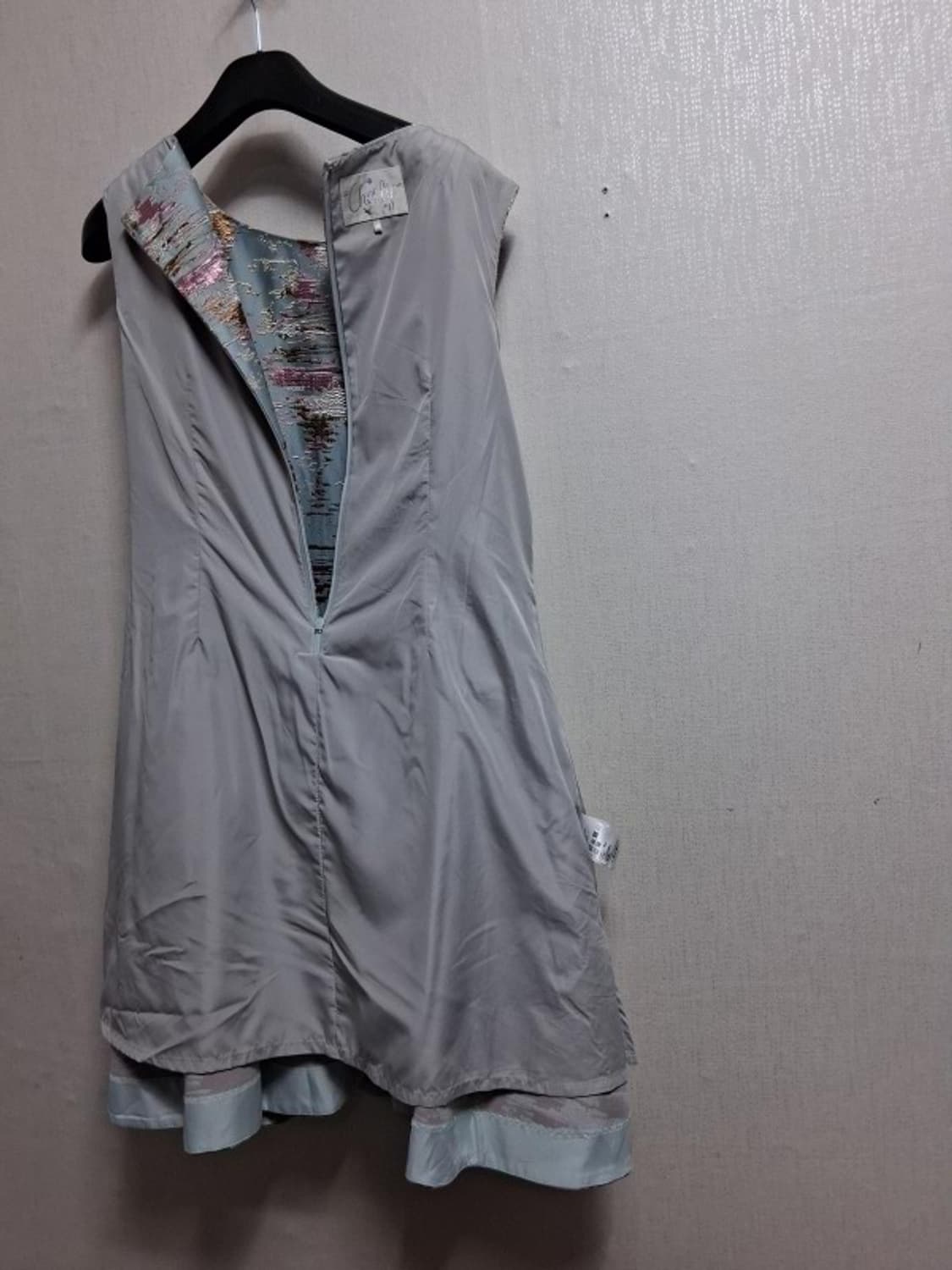 일본빈티지수입 Shesty 메탈릭 글램 파티자카드원피스 55 하객룩 파티 상품이미지3