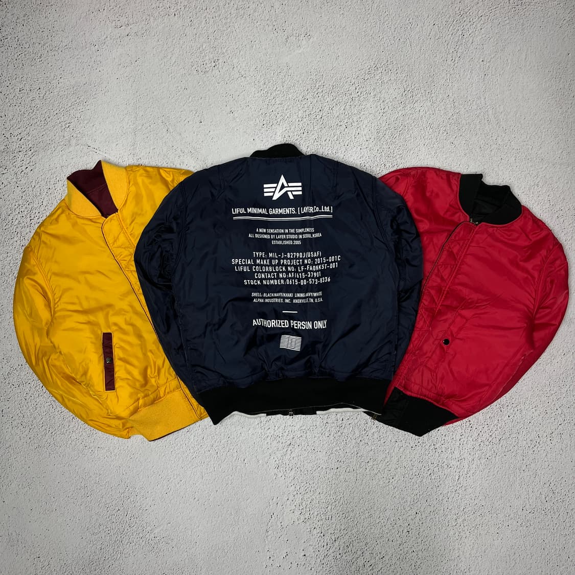 Alpha Industries x LIFUL MA-1 Jacket 상품이미지10