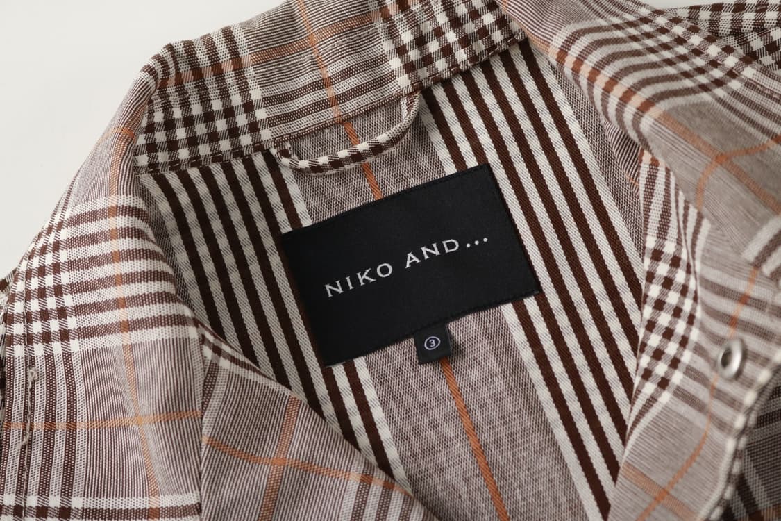 [3] 니코앤드 글렌체크 블루종 자켓 상품이미지4