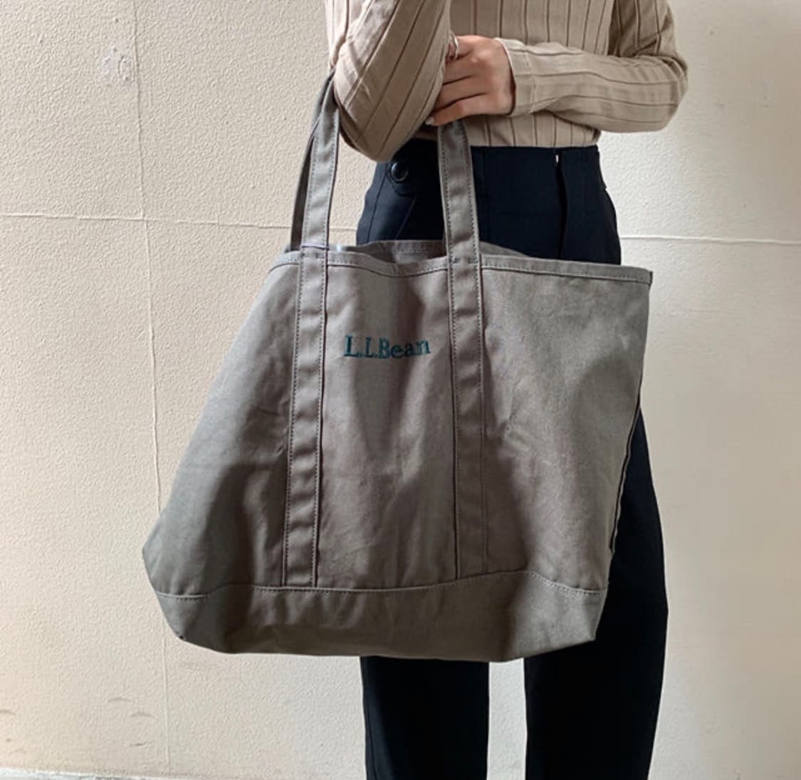 엘엘빈 그로서리 토트백 그레이 상품이미지3