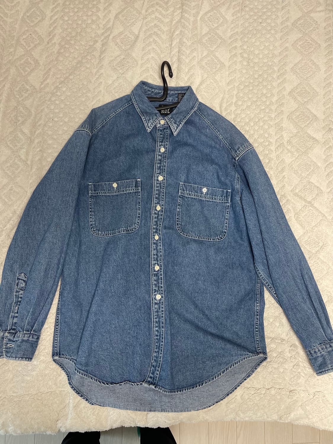 90s 올드 갭(GAP) 데님 헤비 데님 셔츠 L 상품이미지4