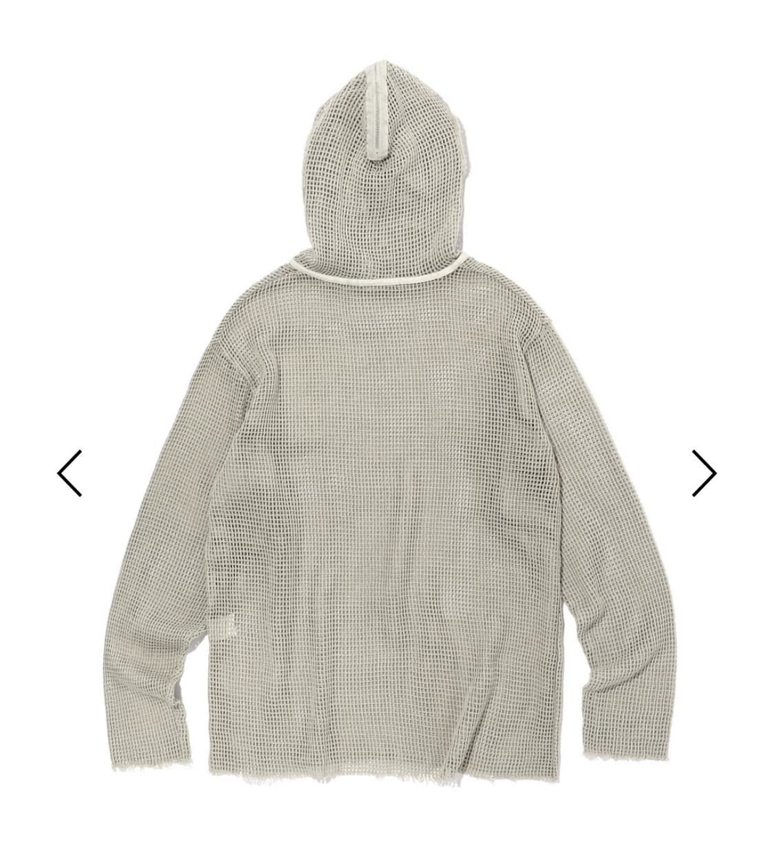 ICYTO  MESH ZIP HOODIE beige 상품이미지3