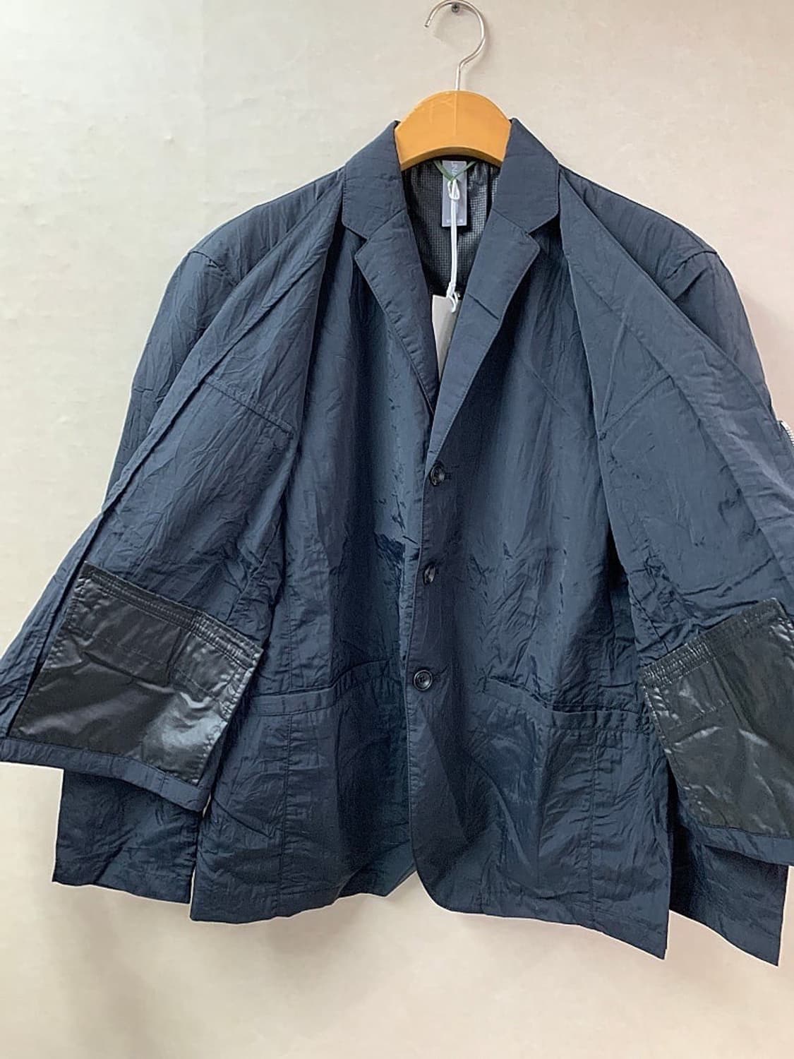 (정품/새상품) 언어펙티드 남성 블랙 투웨이 자켓 상품이미지6