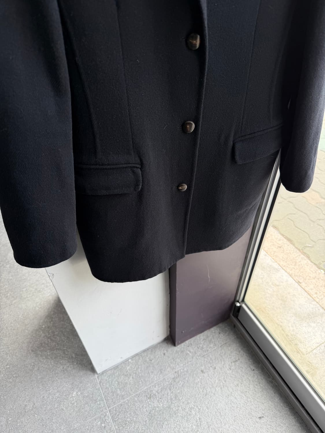 IT40/ 살바토레 페라가모 앙고라 블렌딩 코트 자켓 상품이미지4