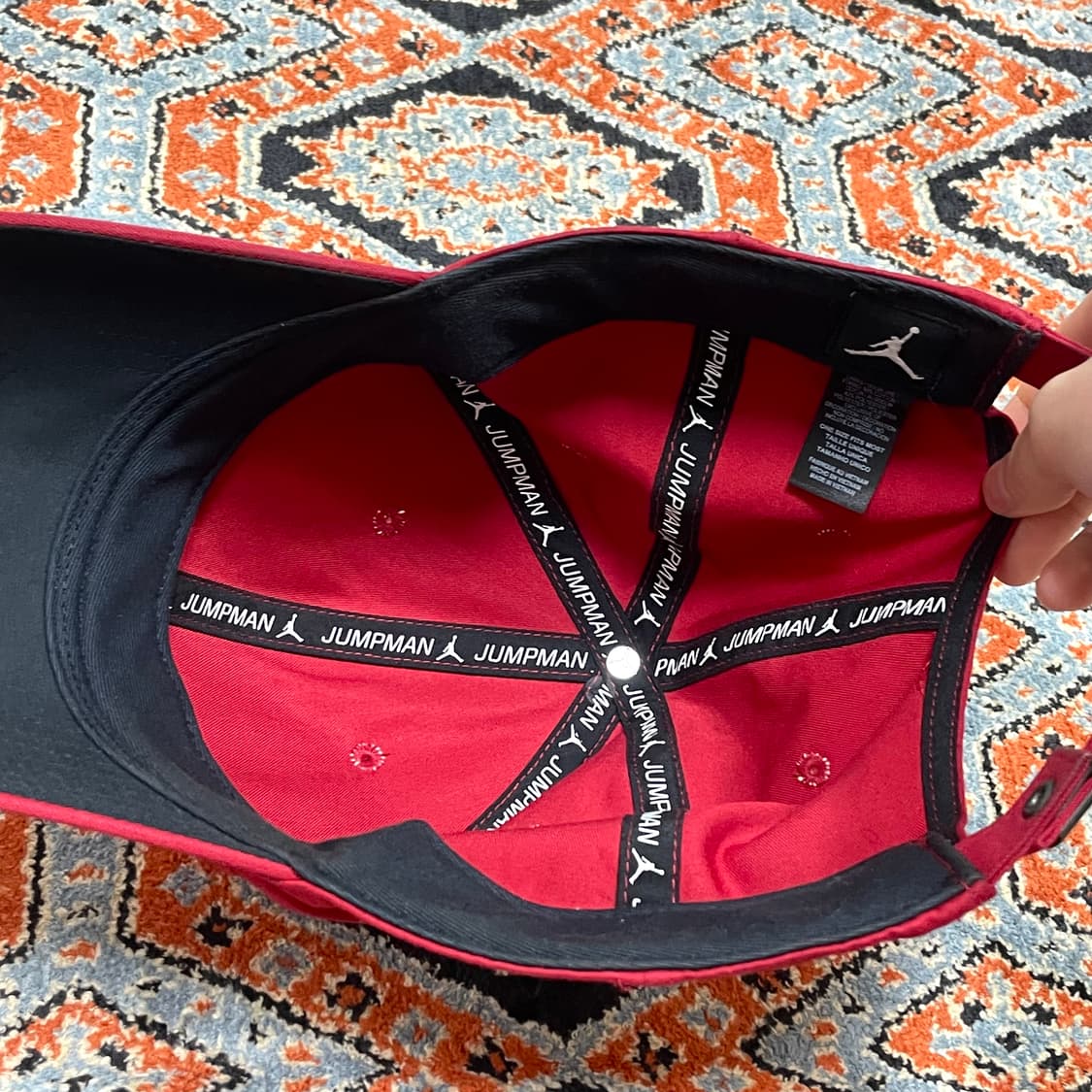 나이키 조던 점프맨 레드 볼캡 상품이미지4