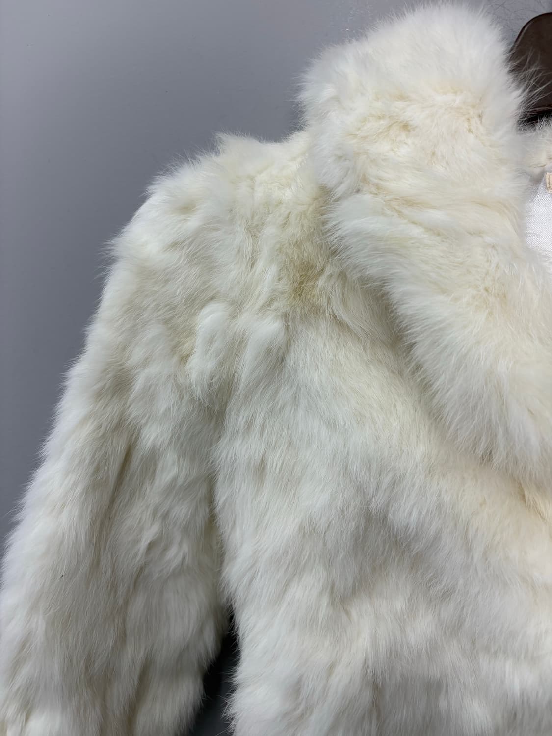 épuda 일본 빈티지 토끼 털 퍼 크롭 자켓 A3453 상품이미지3