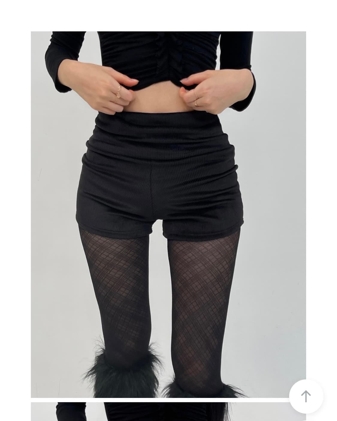 숏팬츠 마이크로쇼츠 블랙 상품이미지2