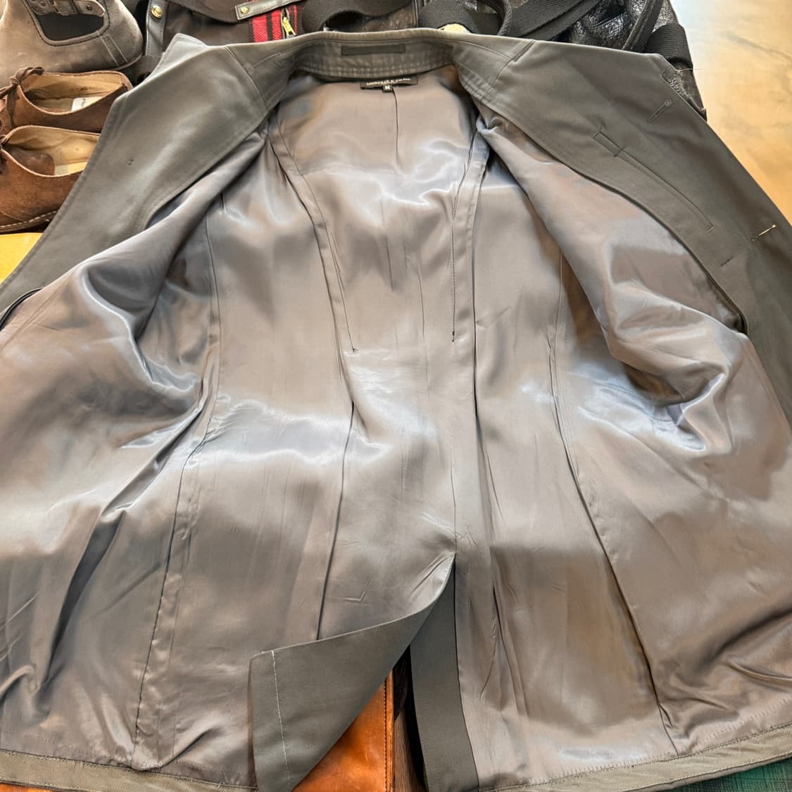 제프리 비 스몰 독일군 코트 리워크 코트 자켓 HAND BY ITALY 상품이미지4