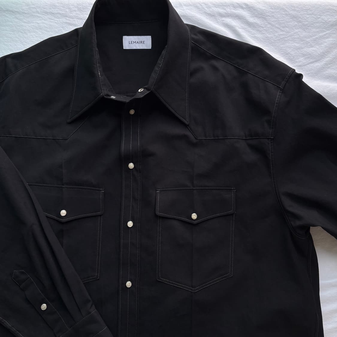 [52] 르메르 웨스턴 셔츠 블랙 상품이미지2